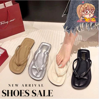 Anna shop มาใหม่ รองเท้าเเตะแฟชั่นหูคีบ ดีเทลสวย พื้นนิ่ม ใส่สบาย สินค้าพร้อมส่งในประเทศไทยT362