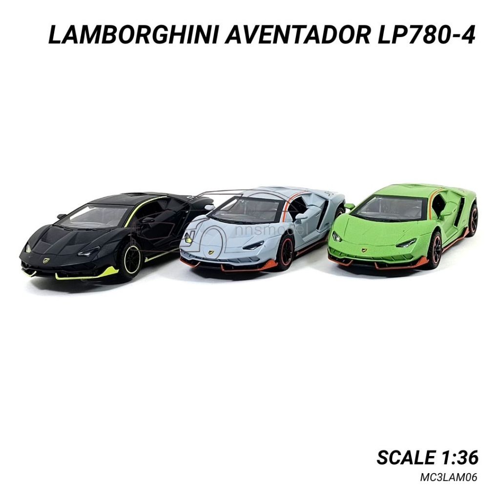 โมเดลรถยนต์ LAMBORGHINI AVENTADOR LP780-4 SVJ