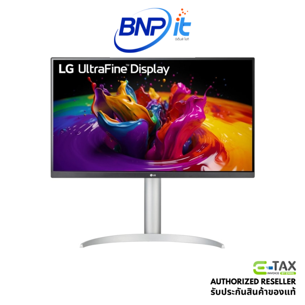 จอมอนิเตอร์ LG 27UP850K-W 27" 4K UHD IPS Monitor | HDR400 | USB-C 90W | Built-in Speakers