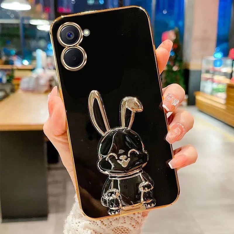 เคส สำหรับรุ่น Samsung a07 A06 4G/5G กระต่าย ขาตั้งได้ ฝาหลัง แบบนิ่ม น่ารัก