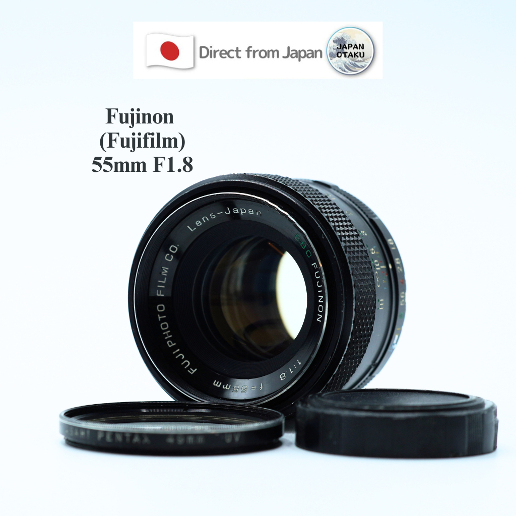 [มือสองในญี่ปุ่น] " เลนส์วินเทจ " FUJINON FUJI PHOTO Fujifilm 55mm f/1.8 ประเทศญี่ปุ่น