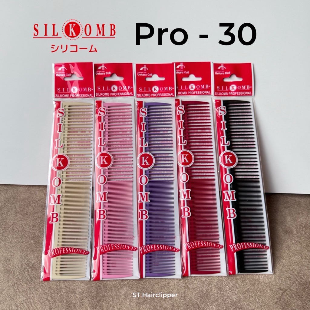 หวีช่างตัดผม Silkomb Pro 30 ขนาด 195 mm.ของแท้ 100% Made in Japan
