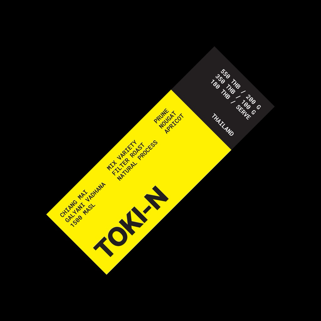 Livid Coffee – Toki - Natural Process | Light Roast filter beans | Chiang Mai, Galyani Vadhana | Pru