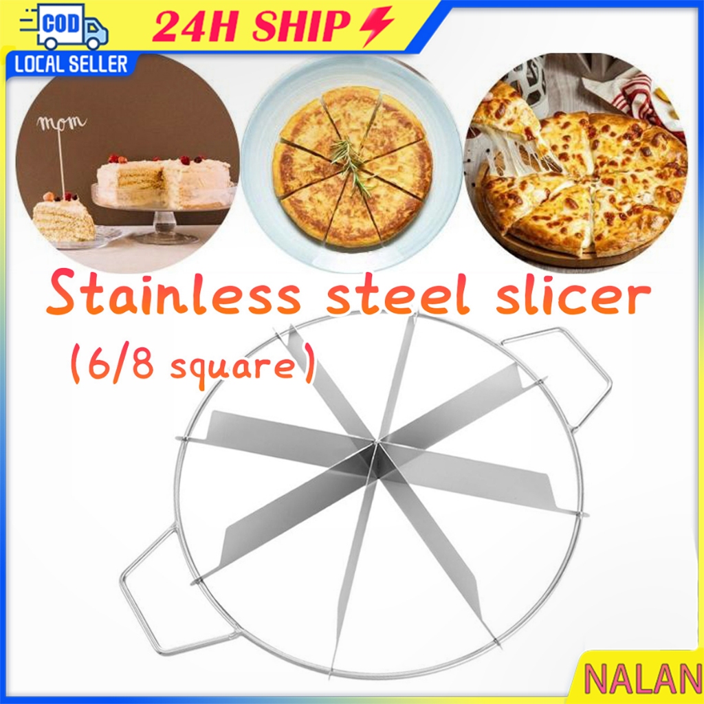 ร้านอยู่กทม.เครื่องตัดพิซซ่า8ช่อง 6ช่อง วงตัดเค้ก28CM แบบสแตนเลส วงแบ่งเค้กเท่ากัน