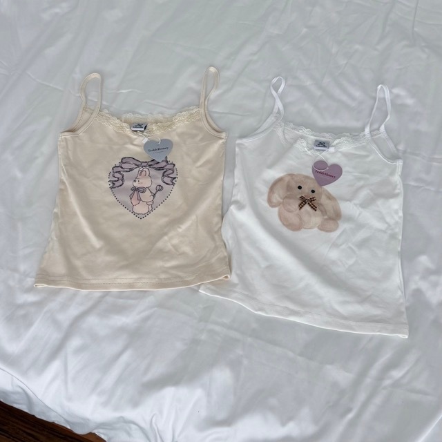 (เก็บโค้ดลดเพิ่ม15-30%) Homey Cony Top - เสื้อสายเดี่ยว