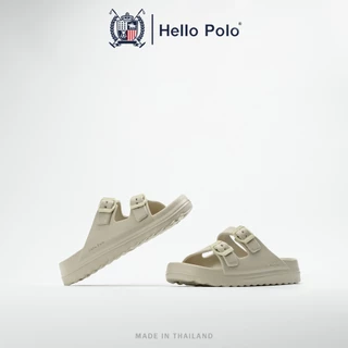 Hello Polo รองเท้าแตะผู้หญิง รองเท้าแตะผู้หญิงแฟชั่น สายคาดคู่ เบาสบาย พื้นนุ่มมาก กันลื่นและทนทาน ลำลอง วัสดุEVA HP8051