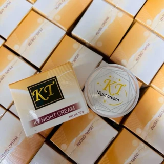 โฉมใหม่ ✅ ครีมเคที KT Gold Night Cream ไนท์ครีม ครีมบ้านกระต่ายขาว 10 g. ส่งเร็ว