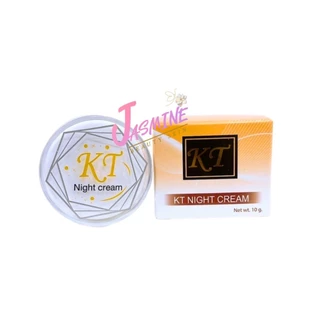โฉมใหม่ ✅ ครีมเคที KT Gold Night Cream ไนท์ครีม ครีมบ้านกระต่ายขาว 10 g. ส่งเร็ว