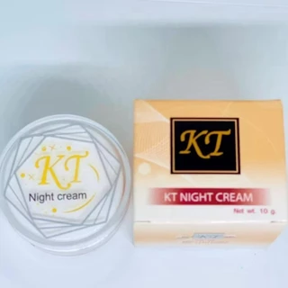 โฉมใหม่ ✅ ครีมเคที KT Gold Night Cream ไนท์ครีม ครีมบ้านกระต่ายขาว 10 g. ส่งเร็ว