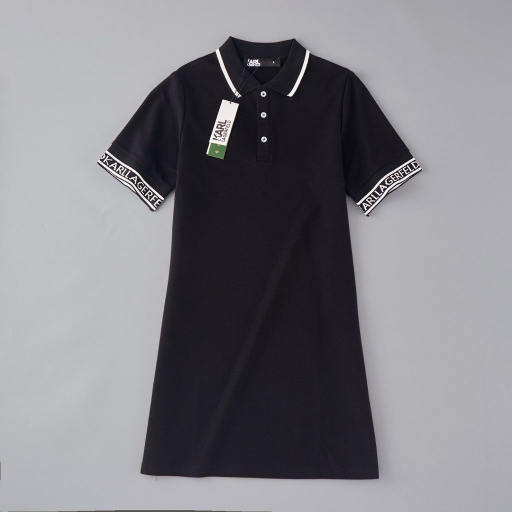 K.ARL Lagerfeld POLO DRESS ชุดกระโปรง คอโปโล รอบแขนมี logo karl lagerfeld