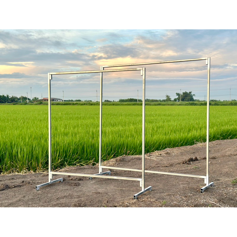 ราวตากผ้าเหล็กกัลวาไนท์ ถอดประกอบได้ 120x130cm., 150x150cm.