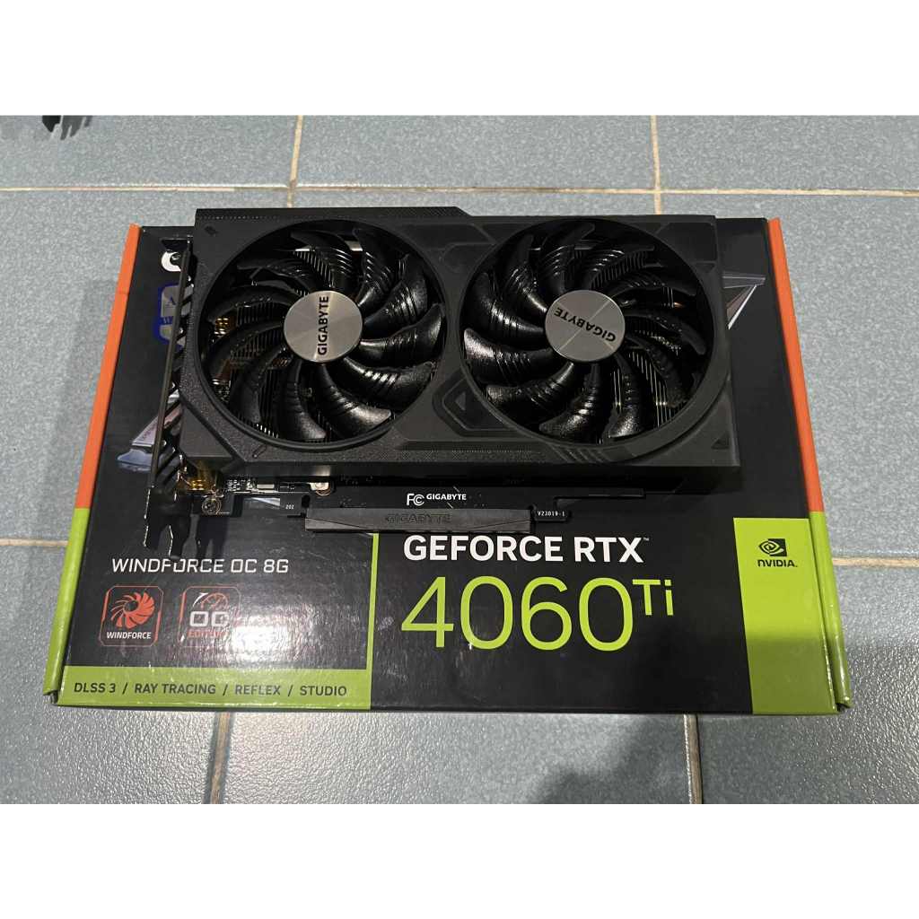 RTX4060Ti GIGABYTE WINDFORCE 8GB OC มือสอง ราคาสุดคุ้ม