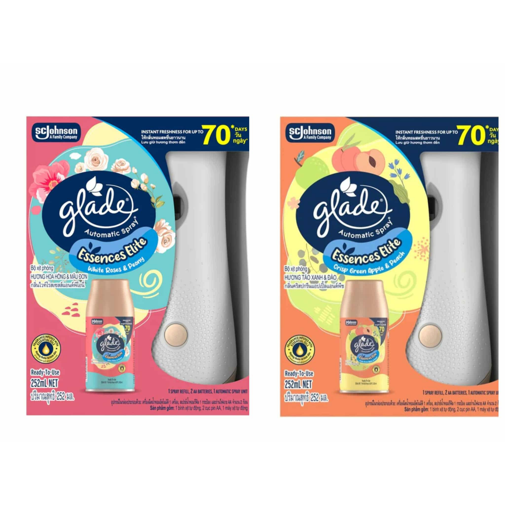 ใหม่ เกลด ออโตเมติก สเปรย์ พร้อม รีฟิว กลิ่นใหม่ พรีเมี่ยม หอมยาวนาน 70 วัน 3in1 เครืองและน้ำหอม