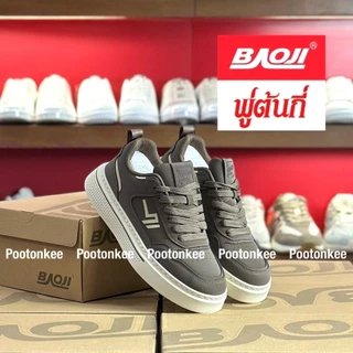 Baoji BRM 1013 รองเท้าผ้าใบบาโอจิ รองเท้าผ้าใบผู้ชาย ผูกเชือก ไซส์ 41-45 ของแท้ พร้อมส่ง