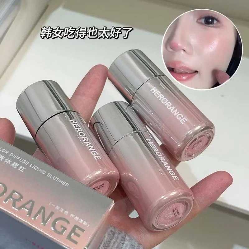 HERORANGE N480 บลัชออนแท่งหัวฟองน้ำ เกลี่ยง่าย กันน้ำ ติดทน thumbnail 3