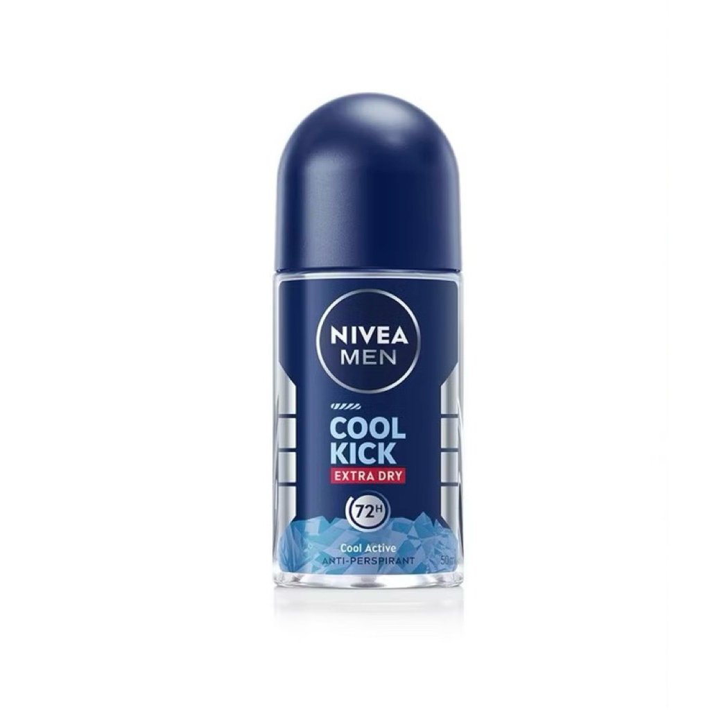 Nivea นีเวีย เมน คูลคลิก โรลออน สูตรเย็น  โรลออนลดเหงื่อ 50มล.