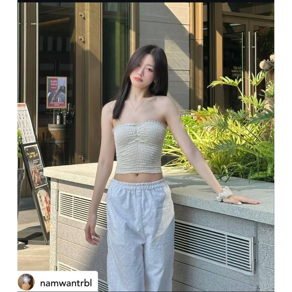 sunfab.store snowy top (ใหม่ สีครีม)