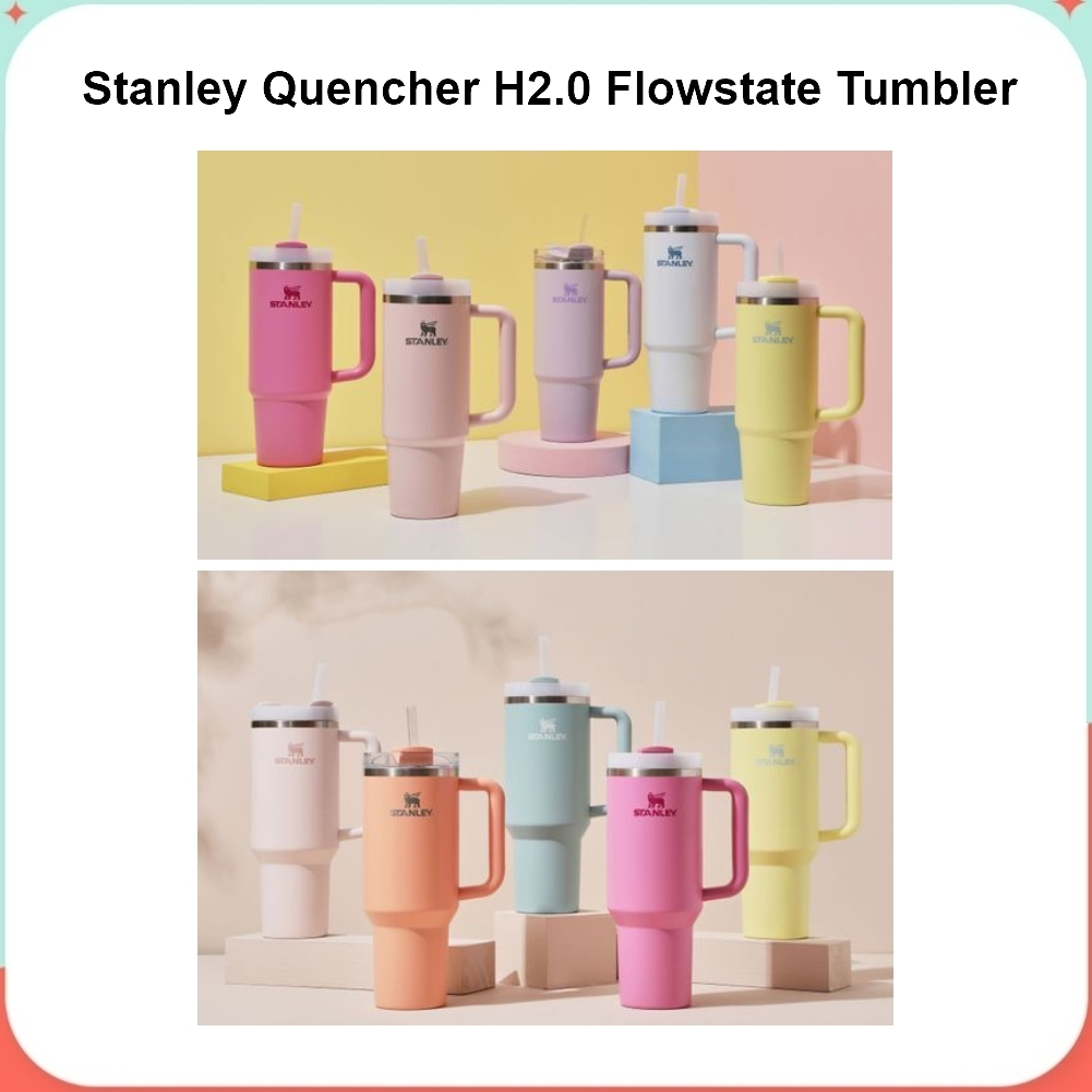 Stanley Quencher H2.0 Flowstate Tumbler 30 Oz (887ml), 40 Oz (1.18L)