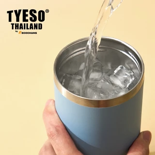 TYESO NEW CAP แก้วน้ำหูหิ้ว สแตนเลส 304 ขนาด 600-1200ml ฝาคลิกเปิดง่าย ถอดล้างได้ มีให้เลือก 9 สี