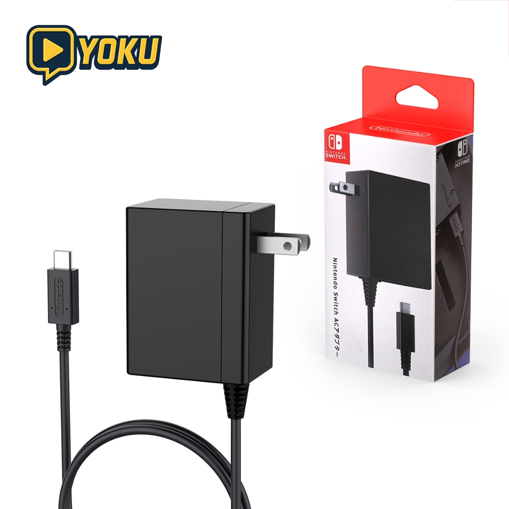 สำหรับ Nintendo SWITCH/OLED/Lite AC Adapter ที่ชาร์จ สายชาร์จ 15W/39W Fast Charger สามารถใช้กับ DOCK ได้