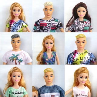 ตุ๊กตาครอบครัว พ่อแม่ลูก คู่ชายหญิง ตุ๊กตาข้อต่อ BJD ความสูง 30cm พร้อมเสื้อผ้าและรองเท้าครบชุด