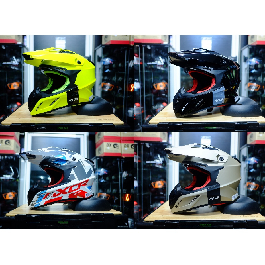 หมวกกันน็อค AXOR X‑Cross (ทรงวิบาก) ไม่มีชิลด์หน้า