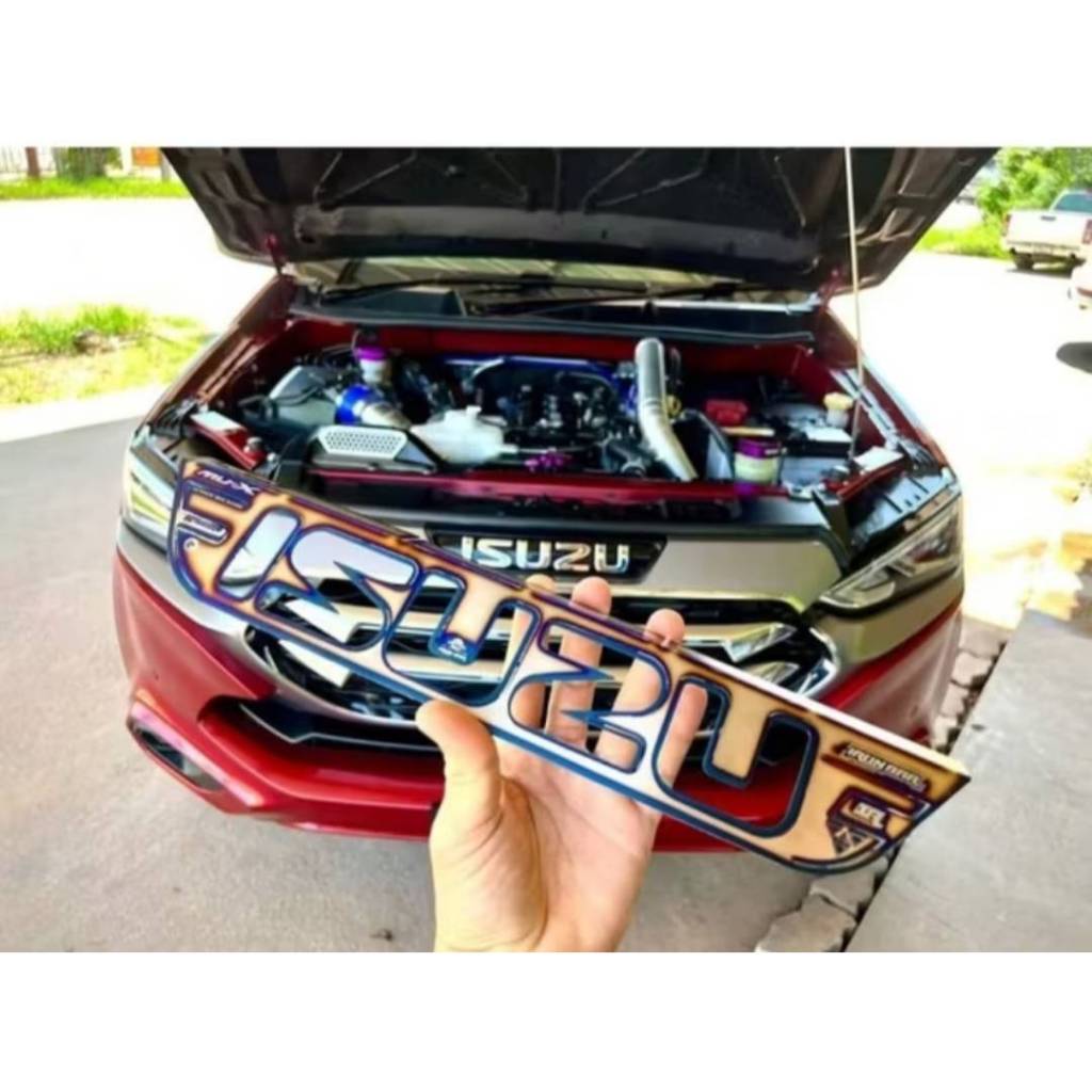ครอบโลโก้ isuzu Mux 2020 ironbar