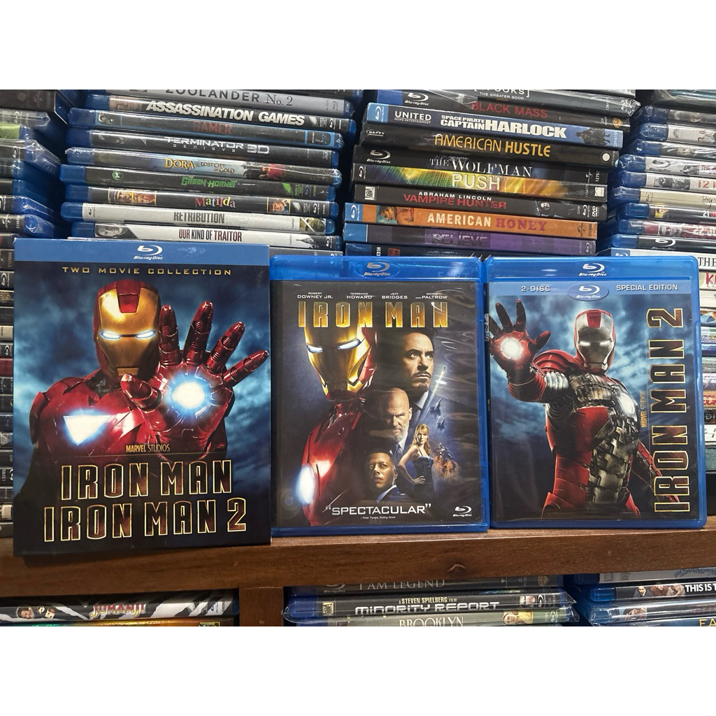 Iron Man 1-2 : Blu-ray แท้ มีเสียงไทย บรรยายไทย