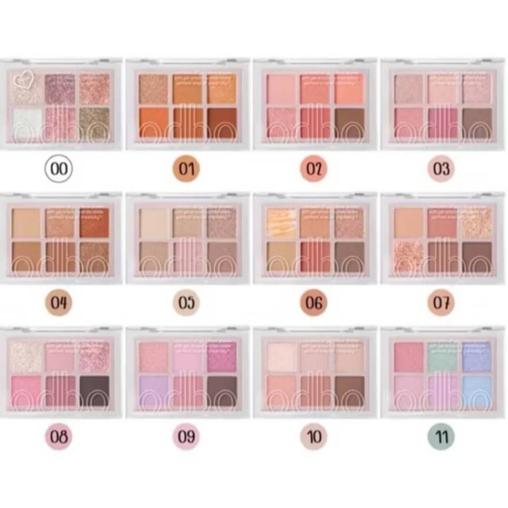 อายแชโดว์ ODBO OD276 SIGNATURE EYESHADOW โอดีบีโอ ซิกเนเจอร์ อายแชโดว์