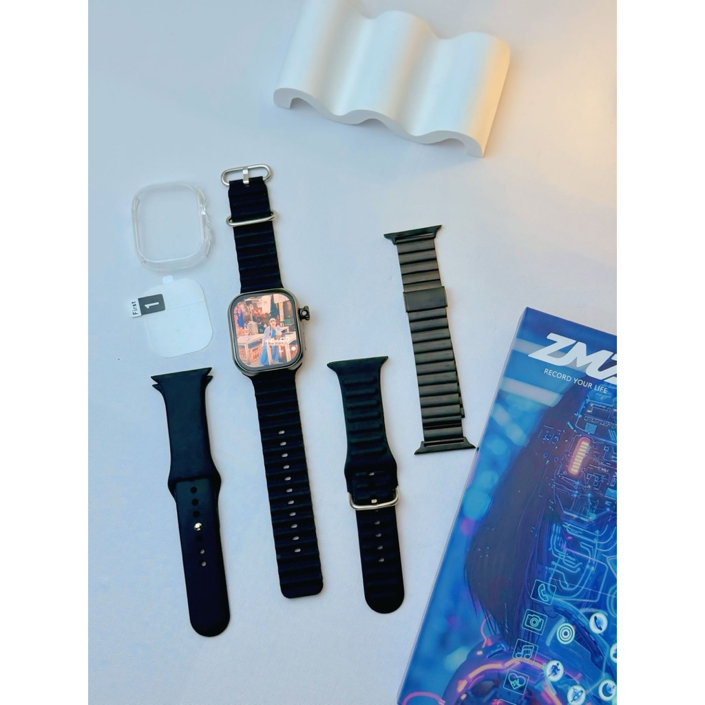 ZMZ-นาฬิกาข้อมือ Smart watch Ai9 กล้องหมุนได้ AMOLED 49 mm 5G วิดีโอคอล ความจำ 64GB