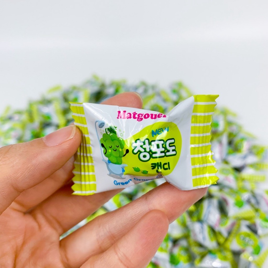🍇ลูกอมรสองุ่น 20 เม็ด และ 50 เม็ด GRAPE CANDY ลูกอมเกาหลี 청포도 캔디 - รูปที่ 2