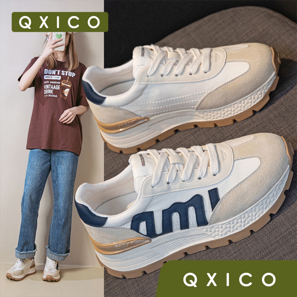 Qxico รุ่น CM138 รองเท้าผ้าใบแฟชั่น รองเท้าผู้หญิง งานดีมากก