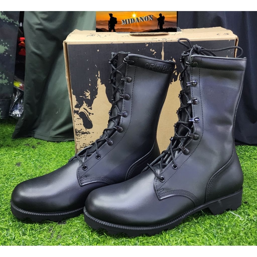 รองเท้าคอมแบท  โรเสิรท์ Ranger Rosearh พื้น ALTAMA รองเท้าทหาร เดินป่า หนังวัวแท้ ขัดมัน