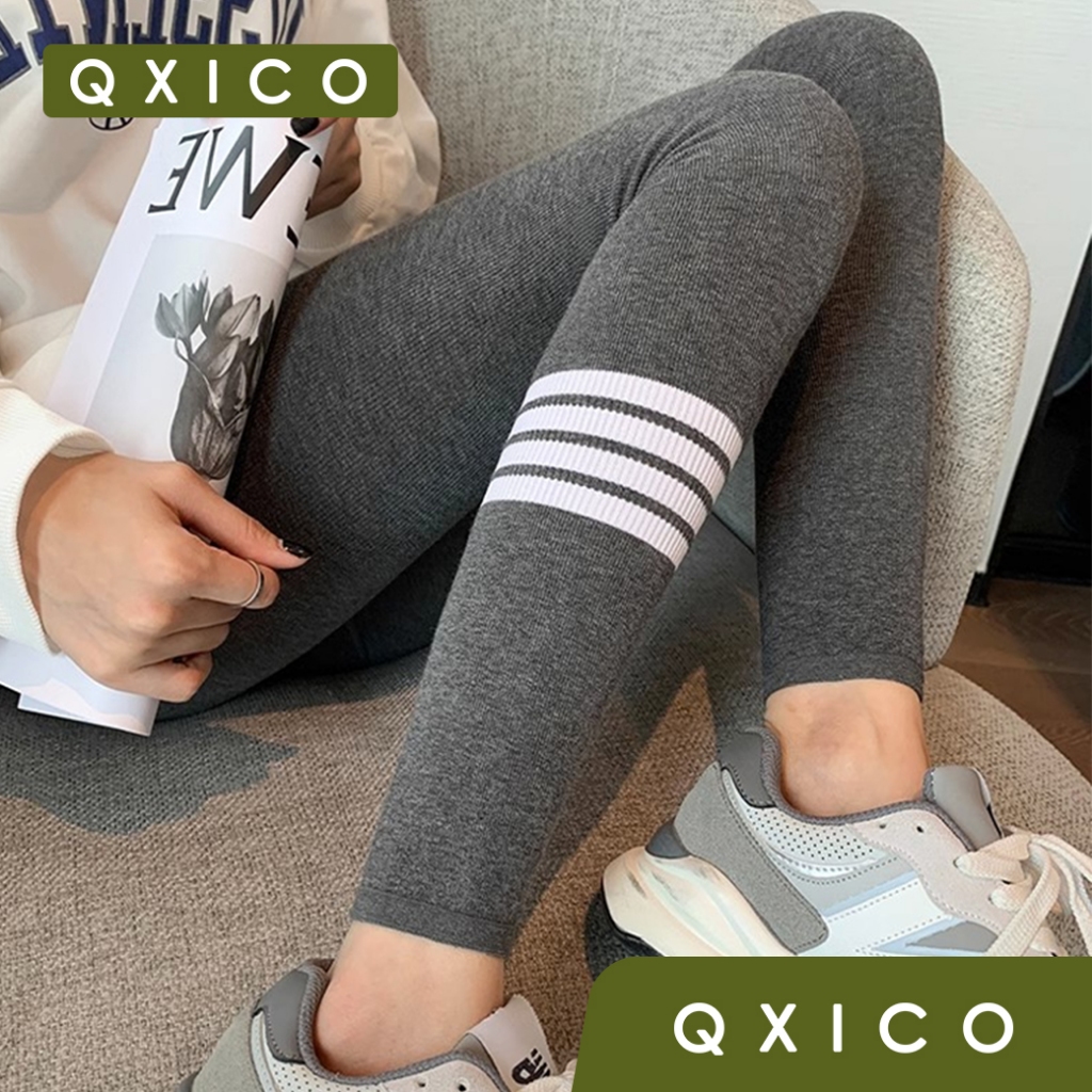 Qxico รุ่น V47 กางเกงเลคกิ้งผู้หญิง บุขนแบบบาง