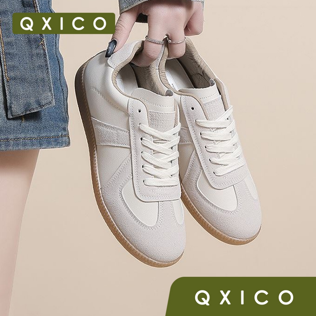 Qxico รุ่น FQ204 รองเท้าผ้าใบแฟชั่น รองเท้าผู้หญิง รองเท้าผ้าใบ