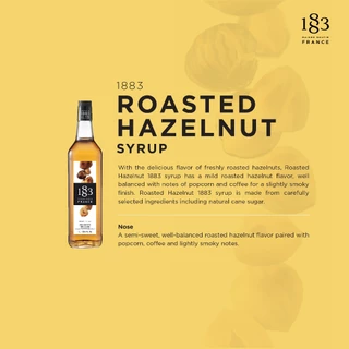 1883 น้ำเชื่อมกลิ่นโรสท์ เฮเซลนัท | ROASTED HAZELNUT SYRUP 1000 ml. (SKU 1719)