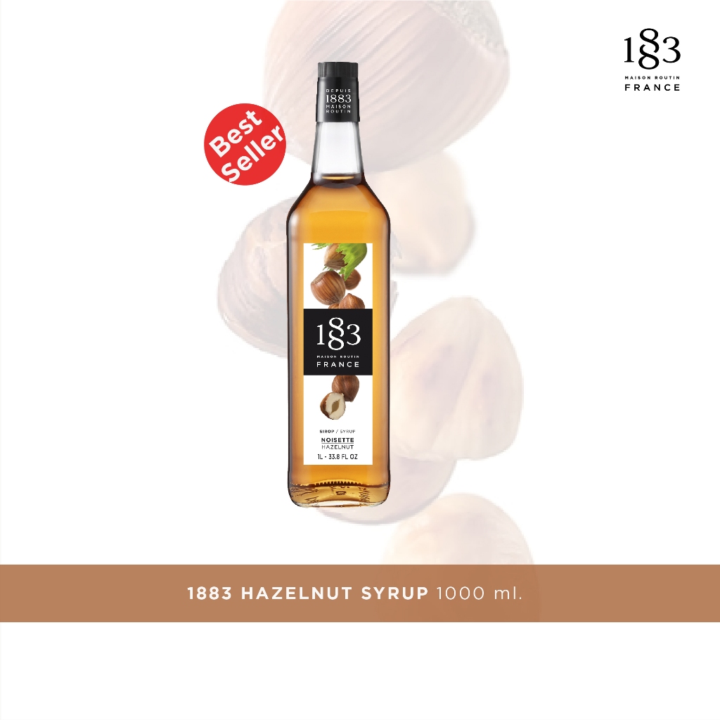 1883 น้ำเชื่อมกลิ่นเฮเซลนัท | HAZELNUT SYRUP 1000 ml. (SKU 1718)