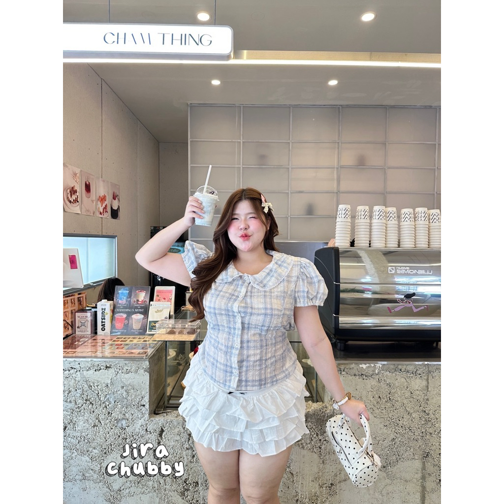 ✅ลดแรงโปรเปิดร้าน+ส่งฟรี✅ พร้อมส่งครบสี✅เสื้อคอบัวแต่งลูกไม้ มีเชือกพูกหลัง กระดุมถอดติดใช้งานได้จริง - รูปที่ 4