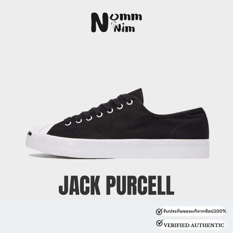 Mummnimของแท้ Converse Jack Purcell/white ท้าลำลองรองเท้าผ้าใบผู้ชายและผู้หญิงรองเท้า