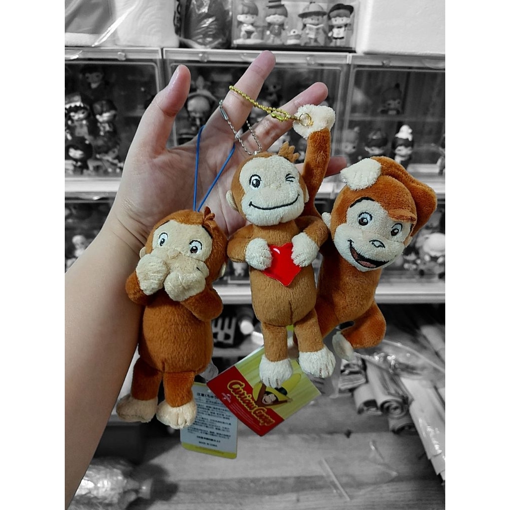 ตุ๊กตา ลิงจอร์จ เรื่อง Curious George Doll งานแท้ญี่ปุ่น ใหม่ป้ายห้อย