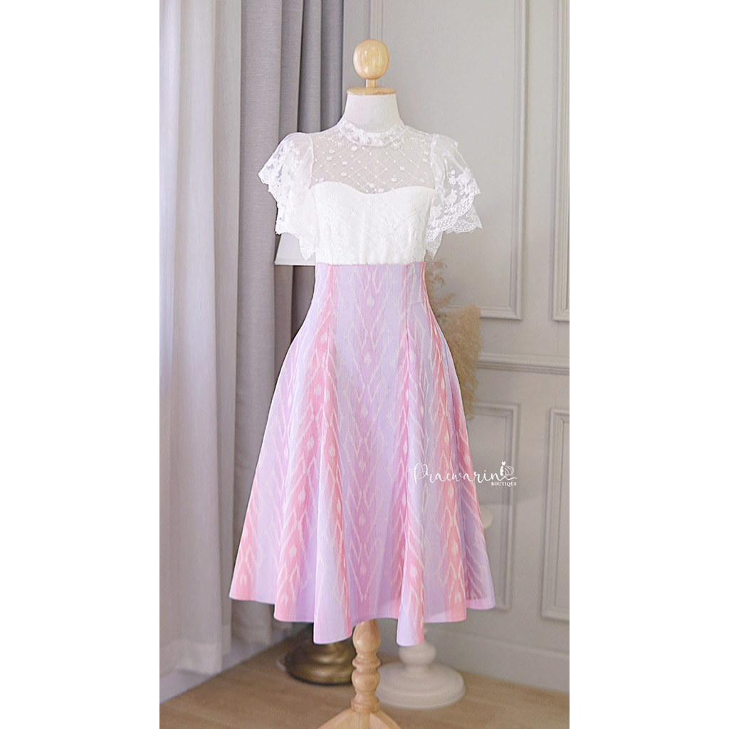 พร้อมส่ง กระโปรงผ้าไทยสวยหวาน 🛒>>ผ้าฝ้ายทออัดกาวงานตัดเย็บปราณีต ✨✨ ใส่สวยเข้ารูปเข้าทรงพรางหุ่น สีCandy น่ารักมากค่า