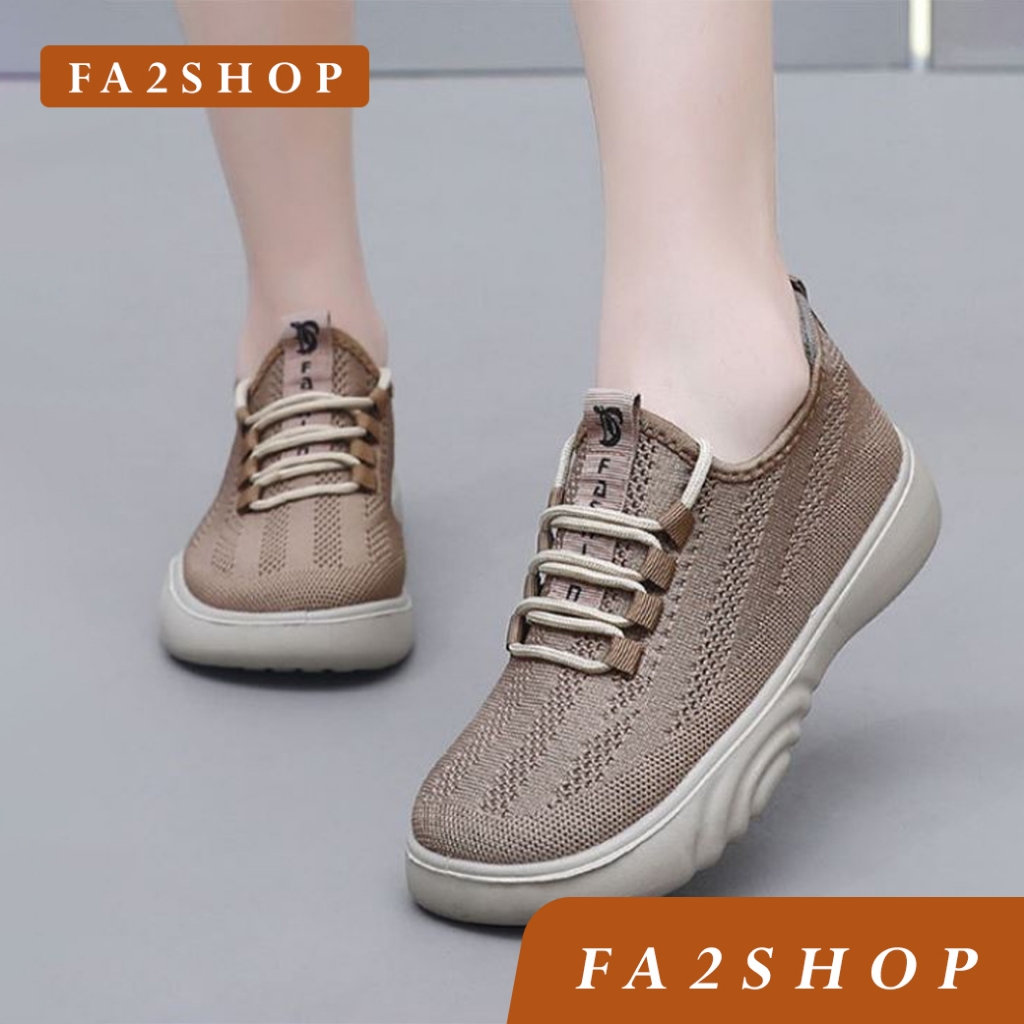 FA2SHOP รุ่น QZ205 รองเท้าผ้าใบ ใส่สบายน้ำหนักเบา