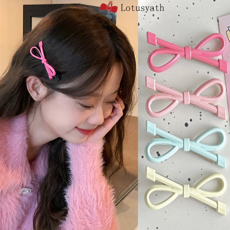 โดพามีน สีลูกกวาด โบว์ กิ๊บติดผม น่ารัก หวาน เครื่องประดับผม เด็กผู้หญิง นักเรียน กิ๊บหน้าม้า