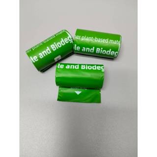 ถุงใส่มูลสัตว์เลี้ยงไบโอแบบเปิดปากขนาด23x34cm.