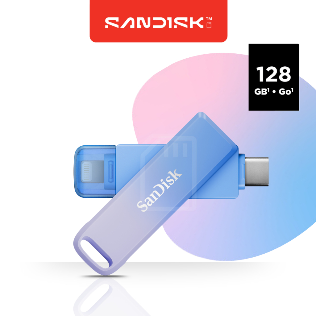 SanDisk Creator Phone Drive - 128GB for iPhone iPad ( SDIXD0N-128G-GN6TP ) 2Y