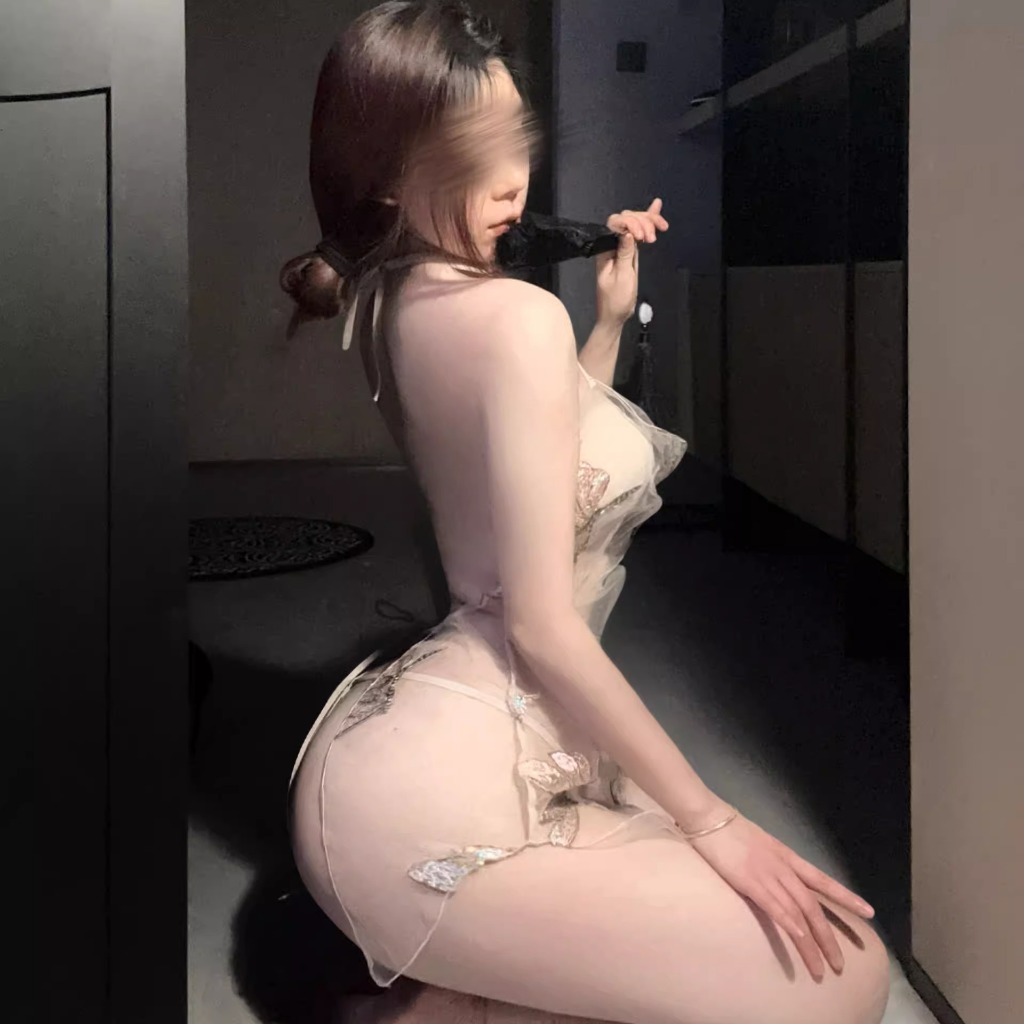 Sexy Girlกระโปรงซีทรูตาข่าย ชุดนอนคอฮอลเตอร์เซ็กซี่ รูปที่ 4