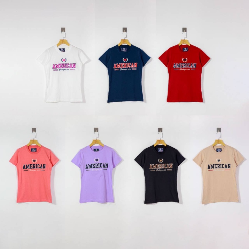 #เสื้อยืดผู้หญิง ⭐️ ⭐️งานป้าย “GM” ลายใหม่ ⭐️ ⭐️#เสื้อGm Designs สินค้าลิขสิทธิ์แท้ 100% #ปักภาษาอัง