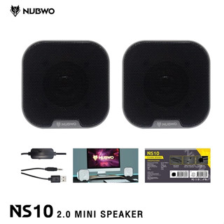🎮 GAMING NUBWO NS10 SPEAKER ลำโพงสเตริโอ 2.0 ดีไซน์สวย ลําโพ…