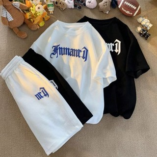 2-14 ปี ชุดเซ็ทเด็กชาย แฟชั่น เสื้อแขนสั้นกางเกงขาสั้น ลำลอง…