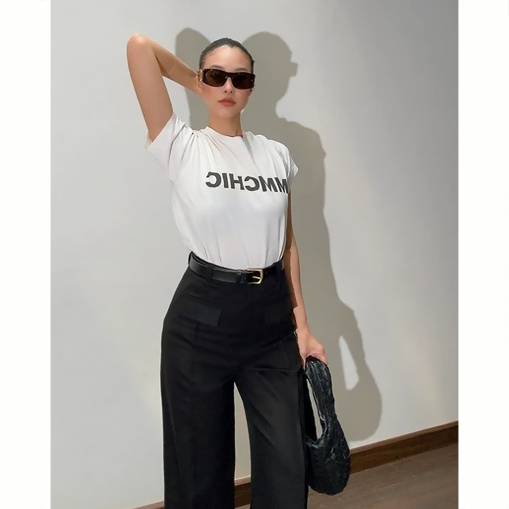 MMCHIC  Linen Pants (Black)